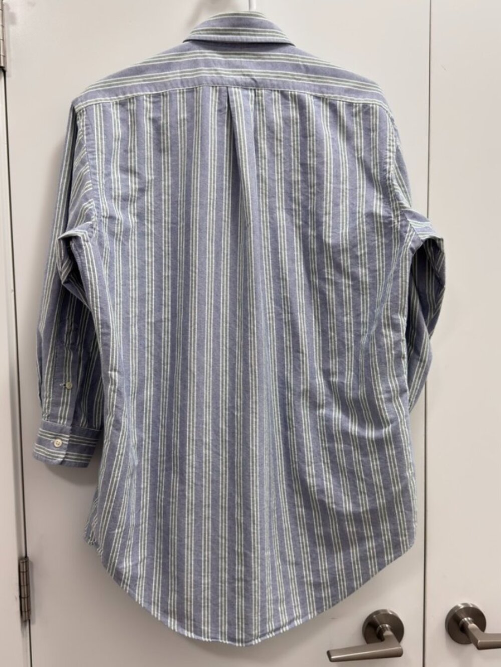 Ralph Lauren Yarmouth Shirt 100% Cotton Men's size 14 ½ -31 Blue  button down - Picture 2 of 8